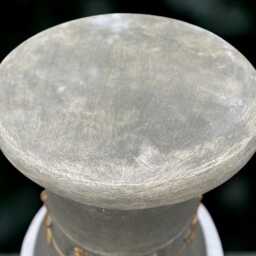 Large Stand Sculpture Concrete Column Statue Outdoor Pedestal Decoration Handmade Ornament Stand Lover Gift Front Door Figure Yard Art - thumbnail 4