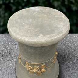 Large Stand Sculpture Concrete Column Statue Outdoor Pedestal Decoration Handmade Ornament Stand Lover Gift Front Door Figure Yard Art - thumbnail 3