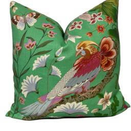 Scalamandre Botany Bay Jade Cushion Cover Pillow Double Sided - thumbnail 2