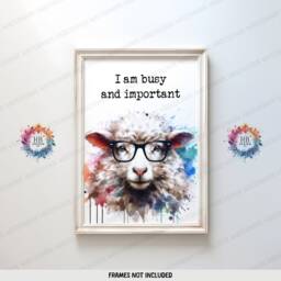 Animal Home Office Prints - Set Of 3 Posters - Funny Quotes Decor Work From Wall Art Wfh Gifts Coworker Workplace Pictures - thumbnail 3