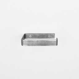 Pewter Steel Toilet Roll Holder - Minimalist Industrial Bathroom Hardware, Wall Mounted - thumbnail 2