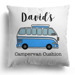 Campervan Cushion Personalised Name His & Hers Custom Cushions For Him Her Camper Van Pillow Scatter Pillows Gift Motorhome - thumbnail 3