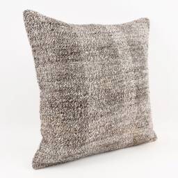 Vintage Turkish Kilim Pillow Cover 18''x18'' Handwoven Wool - thumbnail 3