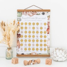 Baby Shower Gift - Pregnancy Mum To Be Planner Checklist Scratch Poster - thumbnail 2