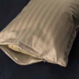 "Zippered Cotton Travel Pillow Protector - 12""x16" - thumbnail 3