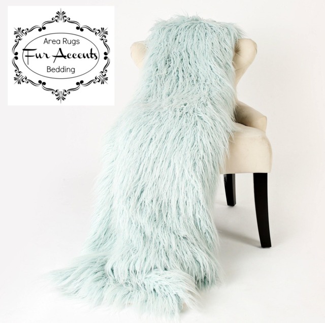 Plush Faux Fur Throw Blanket - Shag Minky Lining, Usa Made - image 1