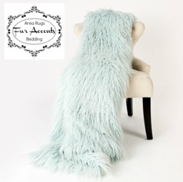 Plush Faux Fur Throw Blanket - Shag Minky Lining, Usa Made - thumbnail 1
