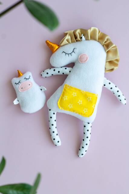 Rainbow Unicorn Toy Stuffed Animal Plush Animals, Baby Shower Gift New Gift, Comforter Gift, Stuffed For Sleep - image 1