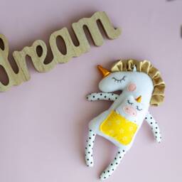 Rainbow Unicorn Toy Stuffed Animal Plush Animals, Baby Shower Gift New Gift, Comforter Gift, Stuffed For Sleep - thumbnail 3