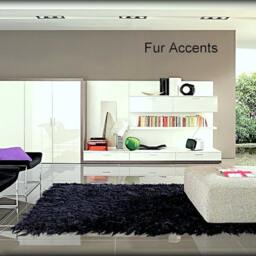 Rectangle Faux Sheepskin Rug, Soft Ultra Suede, Made in Usa - thumbnail 3