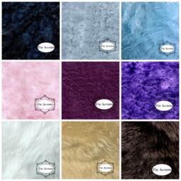 Rectangle Faux Sheepskin Rug, Soft Ultra Suede, Made in Usa - thumbnail 4