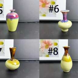 Unique Miniature Vase Desk Decor Gifts For Mom, Cute Mini Mommy Pot Handmade Tiny Pottery, Keepsake Small Flower Gift Her - thumbnail 3