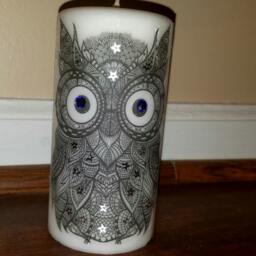 Owl Candle - thumbnail 2