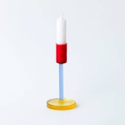 Glass Candlestick - Tall - thumbnail 2