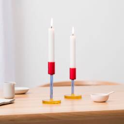 Glass Candlestick - Tall - thumbnail 1