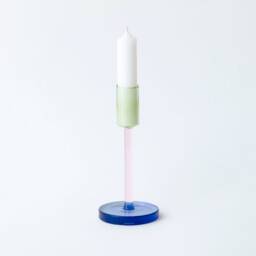 Glass Candlestick - Tall - thumbnail 3