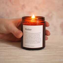 Sister Candle Gift - Birthday For Soy Meaningful Present - thumbnail 3