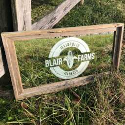 Custom Personalized Mirror, Large Barn Wood Engraved Etched 5x7 Mirror Barnwood - thumbnail 3