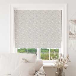 Custom Roman Blind - Emma Lawrence Duck Goose Linen , Made To Measure Window Treatment