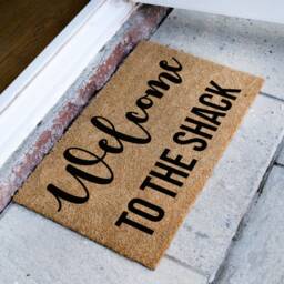 Welcome To The Shack Mat - Personalized Door Home Decor Custom Coir Doormat - thumbnail 2