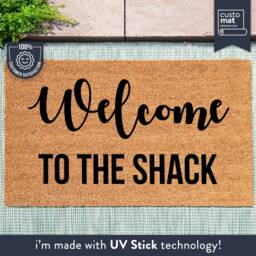 Welcome To The Shack Mat - Personalized Door Home Decor Custom Coir Doormat - thumbnail 1