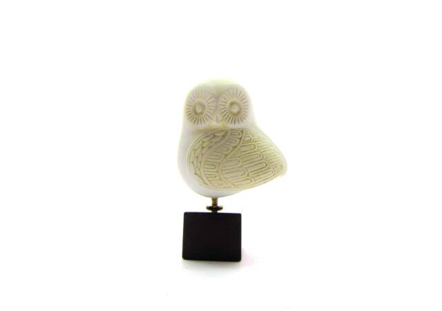 Greek Ancient Decorative Terracotta Owl - image 1