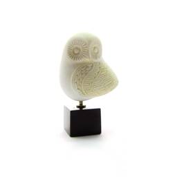 Greek Ancient Decorative Terracotta Owl - thumbnail 3