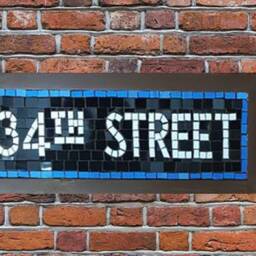 Classic Mosaic Manhattan New York Subway Wall Street - Or Your Choice Art Mural - thumbnail 2