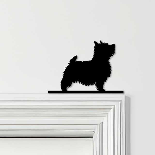 Door Topper Cairn Terrier Dog Various Colours Top Of Decorative Sign - Novelty Wall Decor, Frame Art, Art - image 1
