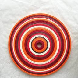 Paper Wall Clock, Quilling Modern Housewarming Gift, Home Decor, Handmade Decor For - thumbnail 4