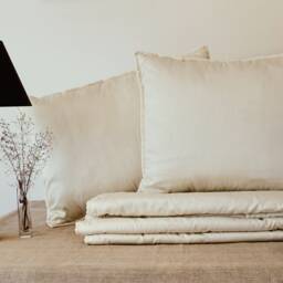 Organic Wool Filled Pillow With Foam Core, 50x60 cm - Us Duty Paid - thumbnail 2