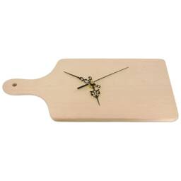 Chunky Solid Rectangular Chopping Board Clock - thumbnail 2