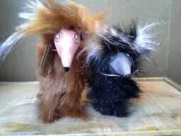 "Dog Bjd Blythe Prop Art Plush Can Be Customized ""Finley"" Style" - thumbnail 1