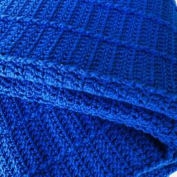 Made-To-Order Crochet Blanket Soft Blanket, Acrylic Afghan, Custom Colors & Sizes - thumbnail 2
