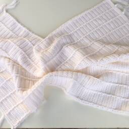 Made-To-Order Crochet Blanket Soft Blanket, Acrylic Afghan, Custom Colors & Sizes - thumbnail 3