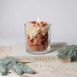 Gingerbread Dessert Candle, Whipped Festive Candle, Christmas Candle Gift, Holiday Winter Gift Candle, Cosy Gift For Her, Winter Decor - thumbnail 1