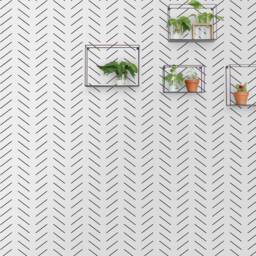 Herringbone Wall Stencil Geometric Diy Decor - 12x12 - thumbnail 3