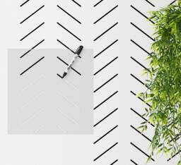 Herringbone Wall Stencil Geometric Diy Decor - 12x12 - thumbnail 1