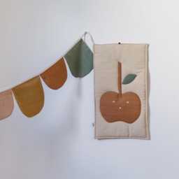 Apple Tapestry-Kids Tapestry-Hanging Decor-Kids Room-Nursery Decor-Wall Hanging-Kids Playroom-Nursery Decor-Tapestry - thumbnail 2