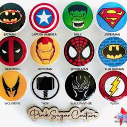 Superhero Knobs Drawer Pulls Handles Bedding Kids Room Decor ~ Bestseller Excellent Quality & Price Made in U S A Hardware Included - thumbnail 2