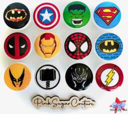 Superhero Knobs Drawer Pulls Handles Bedding Kids Room Decor ~ Bestseller Excellent Quality & Price Made in U S A Hardware Included