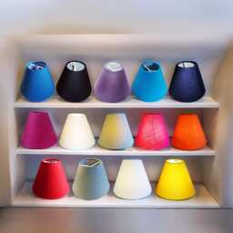 Small Mini Clip On 5.5 Inch Diameter Candle Sized Lampshade For Chandelier Pendant Lamp Wall Light Fits To Lightbulb Choice Of Colours