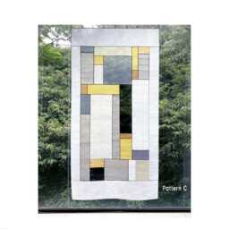 Pojagi Patchwork Shade/Divider Traditional Sheer Silk, Korean Authentic Skills, Customizable Size/Color/Pattern