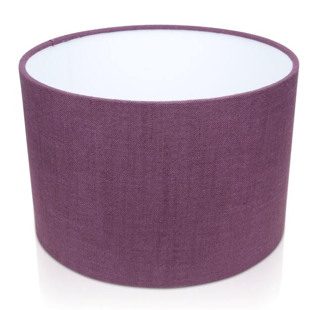Purple Grape Linen Drum Lampshade, Table Lamp Or Ceiling Shade - image 1