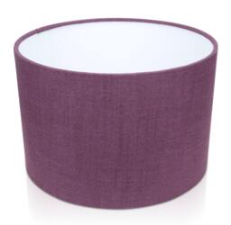 Purple Grape Linen Drum Lampshade, Table Lamp Or Ceiling Shade - thumbnail 1