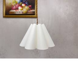 Pleated Lamp Shade, Fabric Lampshade For Table Lamp, Shades Floor Lamps Chandelier Wall Retro Cream Lampshades - thumbnail 2