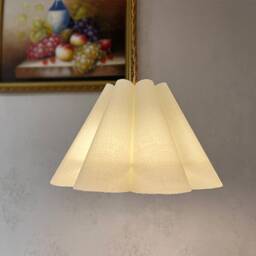 Pleated Lamp Shade, Fabric Lampshade For Table Lamp, Shades Floor Lamps Chandelier Wall Retro Cream Lampshades - thumbnail 4