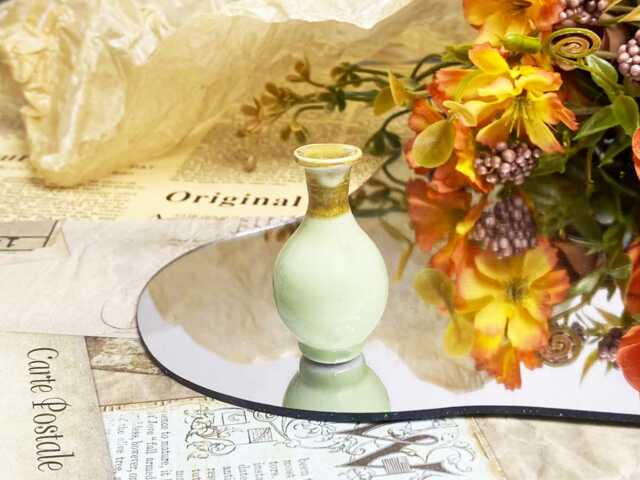 Cute Mini Vase Mommy Pot Desk Decor Gifts For Her, Handmade Tiny Pottery Unique Mom, Miniature Bud Ceramic Gifts - image 1