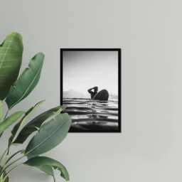 Coastal Surfing Bondi Beach Australia Photo Print, Fine Art Photography Prints, Ocean Wave Surfboard Framed Wall Art, Surfer Poster Print - thumbnail 3