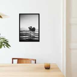 Coastal Surfing Bondi Beach Australia Photo Print, Fine Art Photography Prints, Ocean Wave Surfboard Framed Wall Art, Surfer Poster Print - thumbnail 2